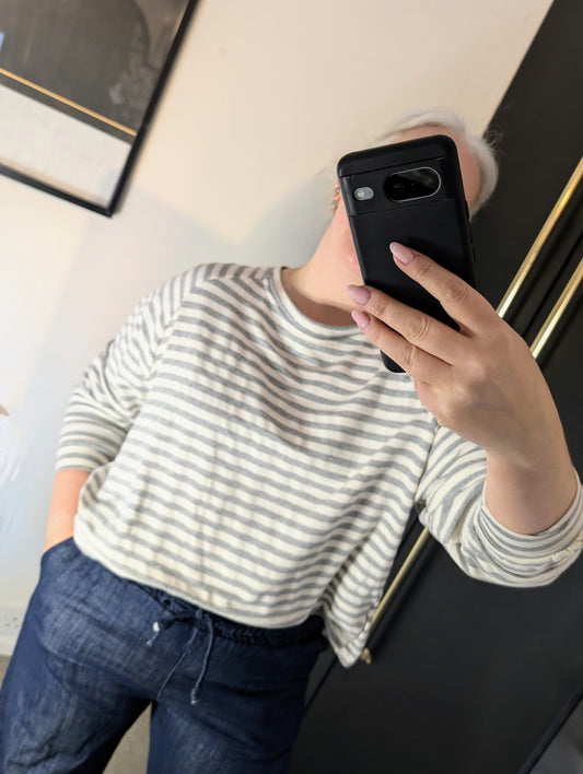 Stripe Jersey Top